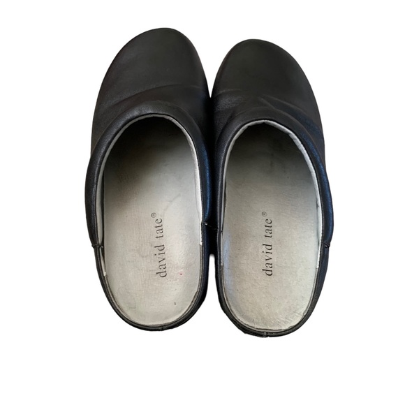 David Tate Catalina Womens Leather Slip On Mules size 8 - Picture 2 of 4